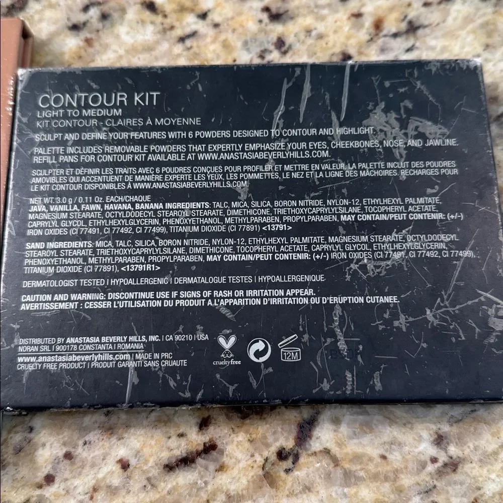 Anastasia Beverly Hills Contour Kit and Glow Kit Bundle Highlighter Bronzer Set